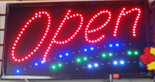 Flashing Controllable LED Open Sign 22