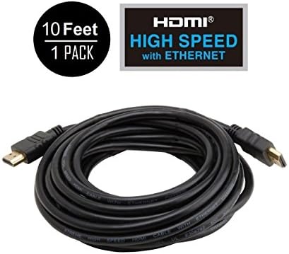 10FT HDMI Cable, iMacket ® High-Speed HDMI Cable - 10 Feet (3 Meters) Supports Ethernet, 3D, 4K and Audio Return for HDTV PS3 PS4 XBOX ONE [1-Pack]
