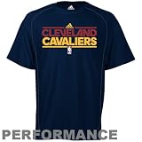 NBA adidas Cleveland Cavaliers Navy Blue Practice Performance T-shirt (X-Large) Amazon.com