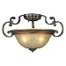 Minka Lavery Brompton Bronze Semi Flush Mount 4333-561