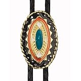 Fancy Southwestern Oval Bolo Tie by Cowboy Chris