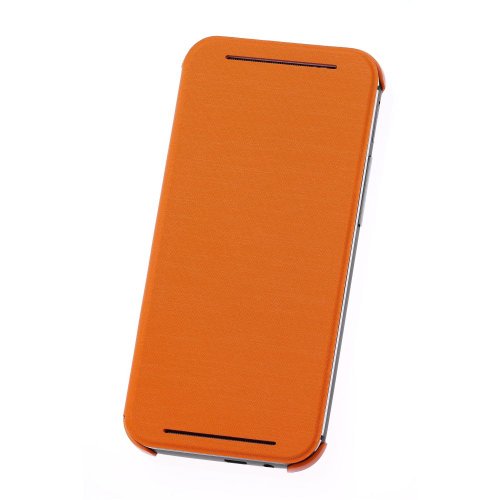Official HC V941 Flip Cover Case for HTC One M8 in Orange