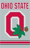 Ohio State Buckeyes O Applique Embroidered Banner Flag 44x28 NCAA College Athletics Fan Shop Sports Team Merchandise