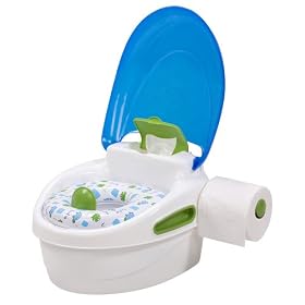 Summer 3 Stage Potty Trainer - White/ Blue