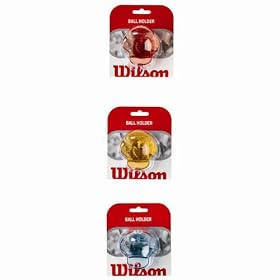 Wilson Ball Holder Clip - 6 Per Pack - 2 Blue, 2 Yellow, 2 Red: Sports &amp; Outdoors