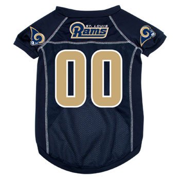 St Louis Rams Pet Jersey, Medium
