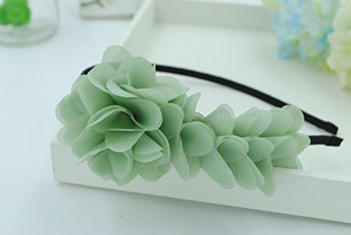 Cuhair(tm) 2015 From Factory Directly Wholesale or Retail Fashion 3pcs Chiffon Flower Design Girl Hair Band Hoops Baby Hair Accessories Hair Band Pretty Flower Design Girl Hoops Girl Hair Accessories Princess Baby Hair Accesories Same As Picture