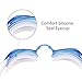 Dimples Excel Clear Swimming Goggles for Everyday Indoor Practice + Nose Clips + Ear Plug ( 2 Pack )