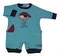 Bright Bots Baby Boys Pirate Romper in Pale Turquiose size 6-12 months