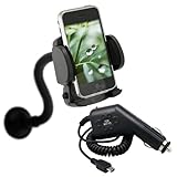 NEW Car Mount Holder+Charger For HTC SPRINT MOGUL 6800