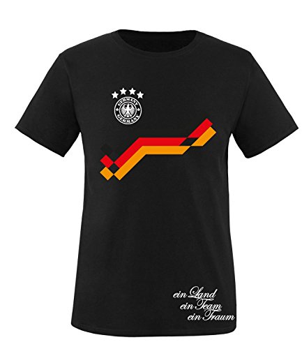 Luckja EM 2016 Deutschland Trikot Wunschname und Wunschnummer Motiv 11 Kinder T-Shirt