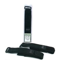 3 Watch Band Black Nylon Sport Military Strap 19mm New