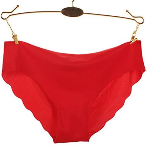 Jemmou Lingerie Special Offer New seamless Top DuPont Fabric Ultra-thin Comfort No trace Women Underwear Panties Briefs V01 redM