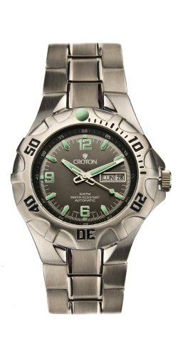 Croton Mens CA301072SSGY Stainless Automatic Watch