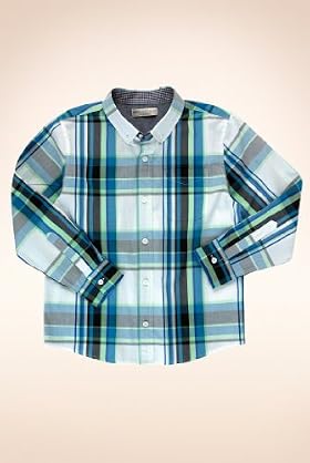 Pure Cotton Large Check Shirt
