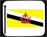 Mouse Pad with Brunei, flag