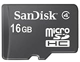 SanDisk microSDHC 16GB Class 4 Speicherkarte