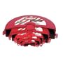 Master Lock 485 Rotating Gate Valve Lockouts, Set of Five, Red