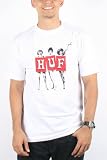 HUF - Live Nude Girls Mens T-shirt in White, Size: XX-Large, Color: White