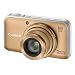 Canon PowerShot SX210 IS Digitalkamera (14 Megapixel, 14-fach opt. Zoom, 7.6 cm (3 Zoll) Display) gold