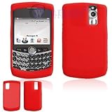 BlackBerry 8300 Curve Trans. Red Silicon Skin Case