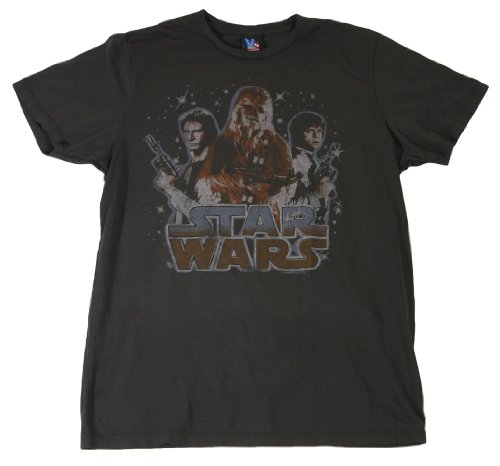  Junk Food Clothing Men's Star Wars Short Sleeve Vintage Crew Neck T-Shirt