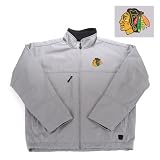 Chicago Blackhawks NHL Explorer Fleece Jacket (Silver)