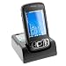 AT&T HTC 8925 Tilt Smartphone Accessory Bundle - 3-In-1 USB Hot Sync Charging Cradle with Spare Battery Charger Slot + Standard Lithium-Ion Battery + Car Charger with Ic Chip + Premium Reusable LCD Screen Guard Protector with Lint Cleaning Cloth By Ikross