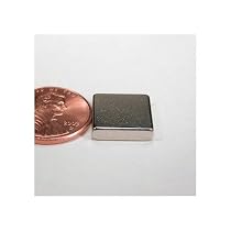 N42 1/2" x 1/2" x 1/8" Block, Package of 25 Rare Earth Neodymium Magnets