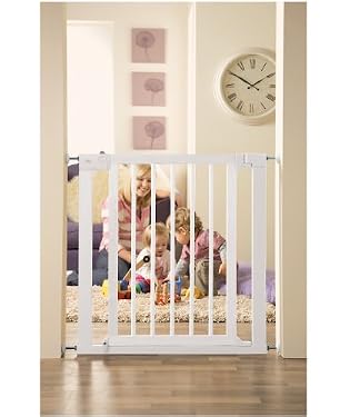 Mothercare Easy Close White Wood Safety Gate - Twin Pack