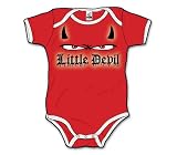 Little Devil - Silly Halloween Baby Onesie, Red