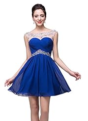 Short Bateau Neck Sheer Lace Evening Dress/Homecoming Dress/Prom Dress/Party Dress/Wedding Dress 