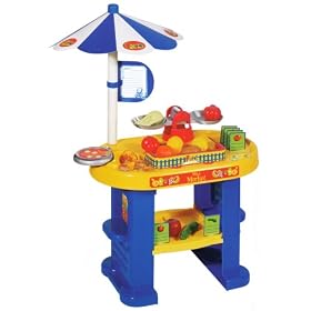 Click here to buy Pretend Play Toy Products: Toy Mini Market Supermarket with Pretend Play Toy Food and Scales by Faro.