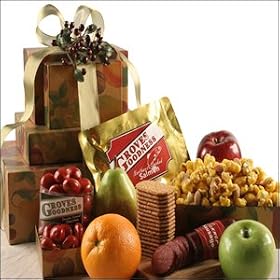 Goodness Tower of Fresh Fruit Gift Basket
