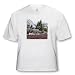 Jos Fauxtographee Realistic - Eight Deer Crossing Road In Pine Valley, Utah Near Some Cabins - T-Shirts