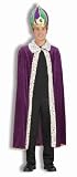 Forum Mardi Gras King Robe and Crown Set