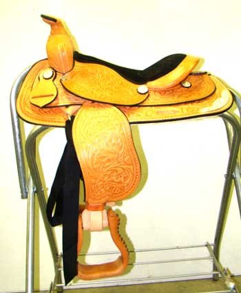 SPECIAL ! 12.5 CONGRESS LEATHER Junior Rider Silver Show Saddle