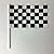 Adorox Plastic Checkered Mini Race Flags Nascar Theme Party Favor Decoration (Black/White (144 Flags))