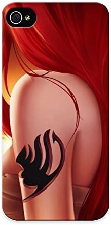 Downturnvver Perfect Tpu Case For Iphone 5/5s/ Anti-scratch Protector Case (tattoos Redheads Fairy Tail Scarlet Erza Anime Girls Swords )