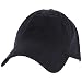 Cotton Twill Baseball Ball Cap Adjustable Hat Navy Blue