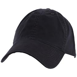 Cotton Twill Baseball Ball Cap Adjustable Hat Navy Blue