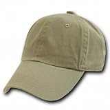 NEW Khaki Washed cotton polo cap Polo Hat