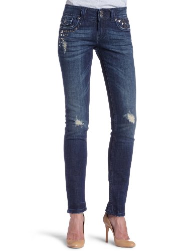 Vigoss Junior’s New York Pyramid Stud Skinny Jean,Dark,13