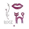 Gem Rockstar Cell Phone Stickers