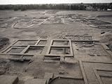 Grounds Surrounding the 3,500 Year-Old Mud-Brick Western Deffufa, Kerma, Sudan Stretched Canvas Poster Print by Mcconnell Andrew, 40x30