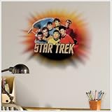 Star Trek: The Original Series Crew Peel & Stick Giant Wall Mural Star Trek: The Original Series Crew Peel & Stick Giant Wall Mural