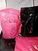 100 -9x12 Assorted Glossy Hot Pink and Black Plastic Merchandise Bags