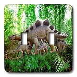 Dinosaur - Dinosaurs - Light Switch Covers - double toggle switch