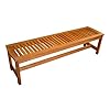 LuuNguyen - Backless Hardwood Bench (Natural Wood Finish)