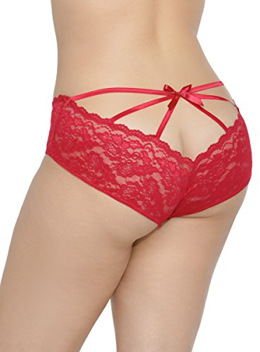 Cage Back Lace Hipster Panty
